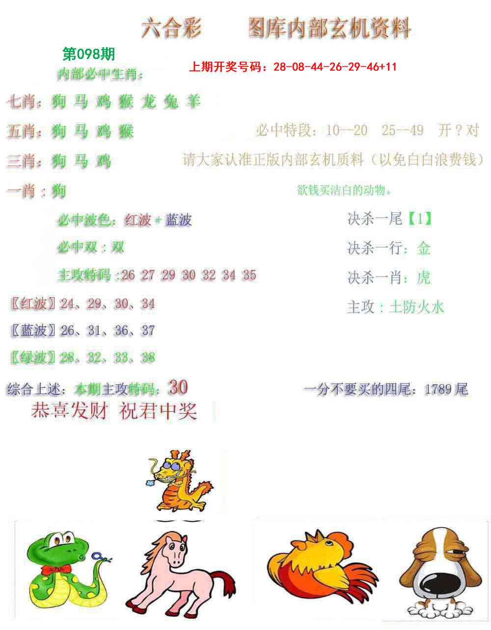 098期内部玄机资料[图]